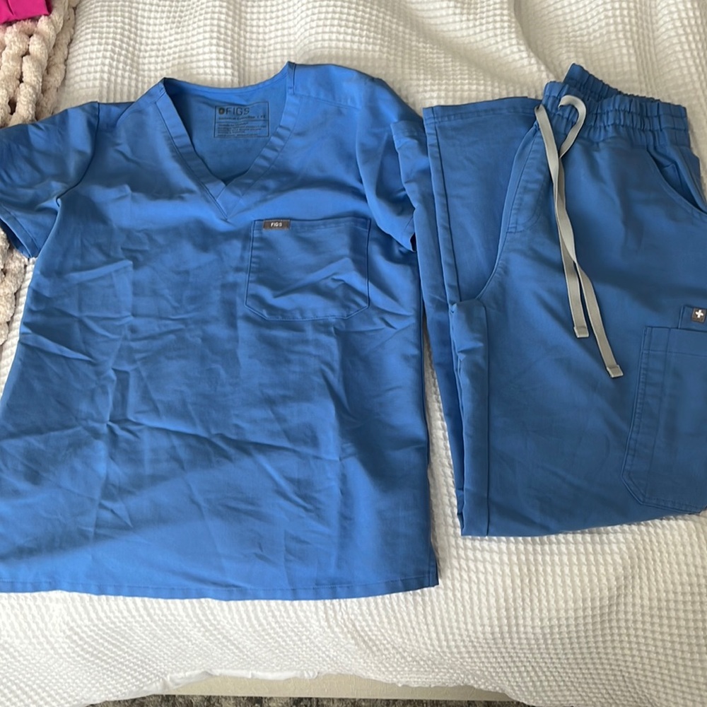 FIGS Scrub Set - Blue- XS